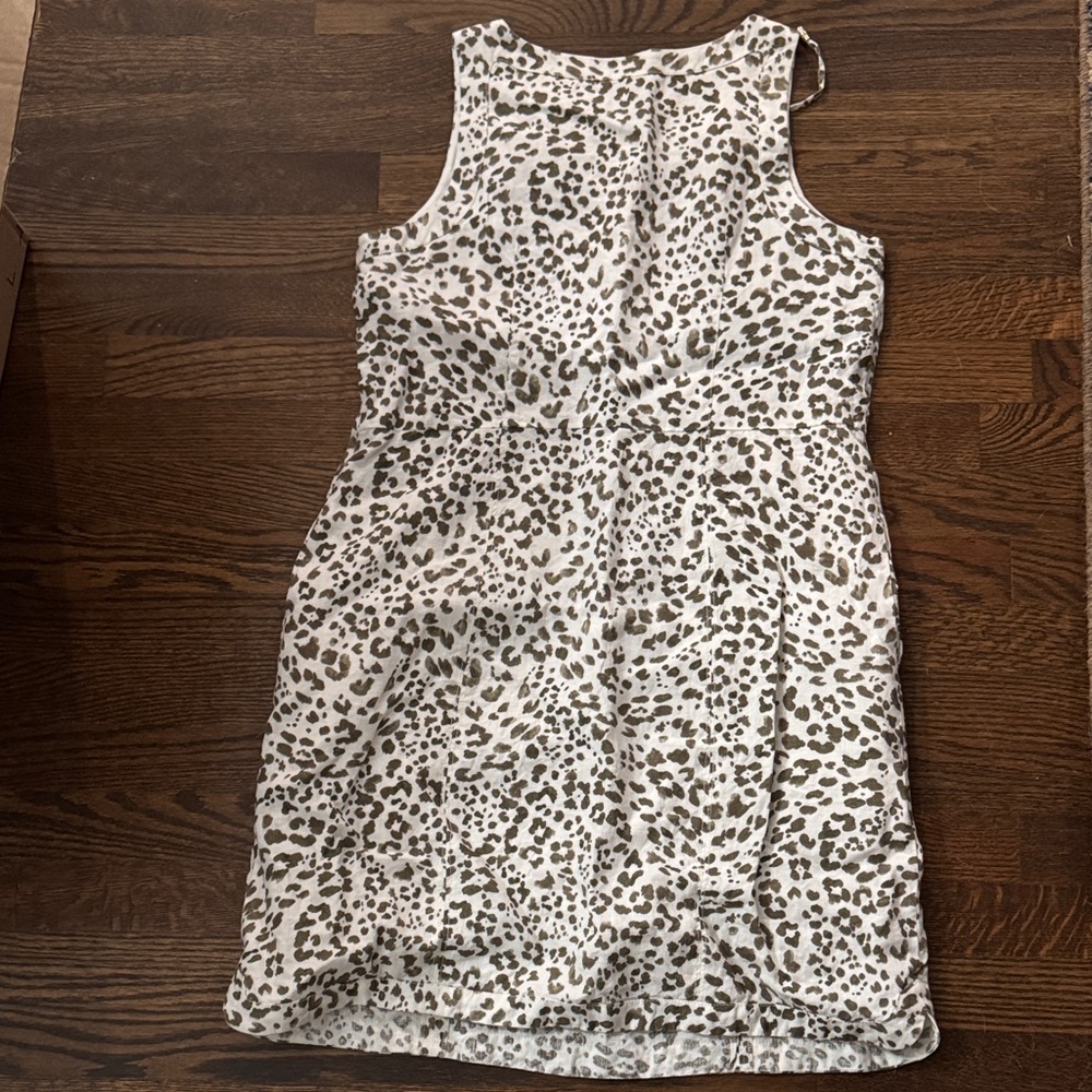 Tommy Bahama White and Brown Leopard Print Mini Dress - Picture 5 of 5